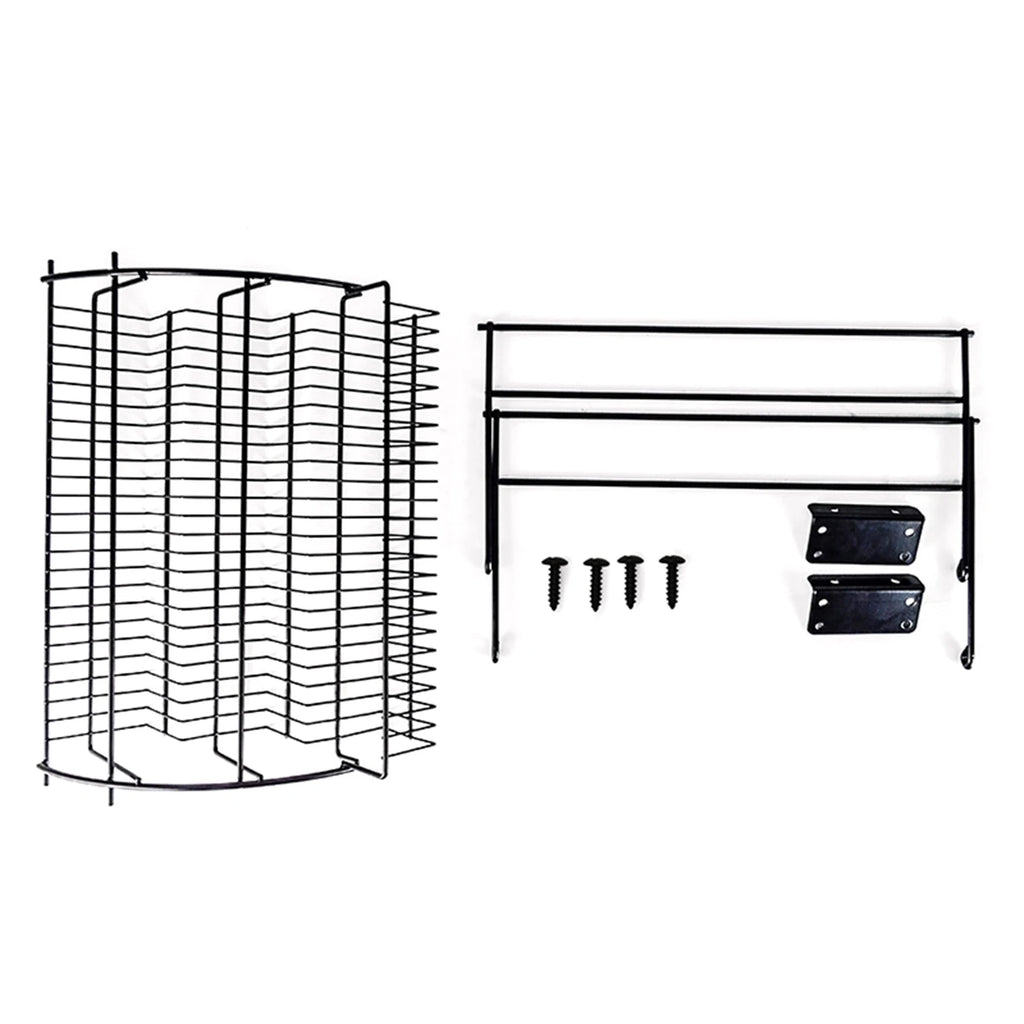 Estante para especias de 3 niveles para armario de cocina, organizador de almacenamiento de metal