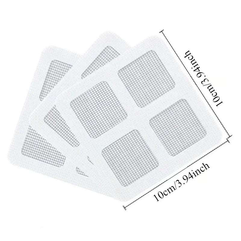 Filtro de Drenaje Antibloqueo Recolector de Cabello Desechable con Malla para Ducha/Fregadero, Adhesivo Cubierta de Drenaje de Piso, Colador para Baño y Cocina