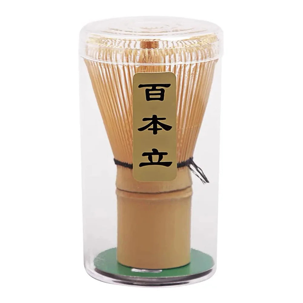 Juego de té Juego de té japonés Batidor de matcha (Chasen) Cucharilla y cuchara (Chashaku) Juego de té matcha Accesorios de bambú