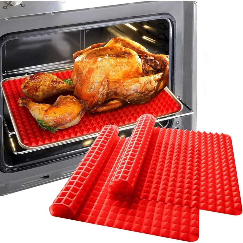 Tapete de Silicona para Horno con Relieve Piramidal o corrugado
