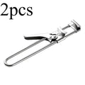 1/2 Piezas Abridor de Botellas, Tarros y Latas de Acero Inoxidable Ajustable de Alta Resistencia Multifuncional que Ahorra Esfuerzo, Herramienta de Cocina de Fácil Agarre