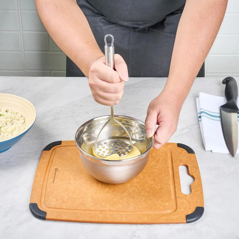 Máquina para Machacar Papas de Acero Inoxidable, Máquina para Triturar Frutas, Prensa Creativa de Barro, Máquina Manual de Machacar, Herramienta Pequeña de Cocina