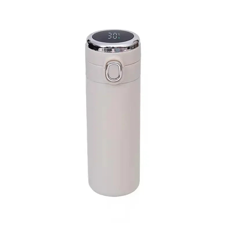 Botella de agua de acero inoxidable Smart Thermos de 400ML con pantalla digital LED de temperatura, tazas térmicas para café, vasos inteligentes con aislamiento