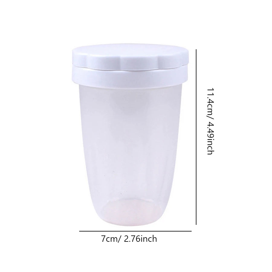 Polvero de Azúcar en Polvo para Cocina, Herramienta de Dispensación de Harina para Hornear en Casa con Tapa, Accesorios para Hornear
