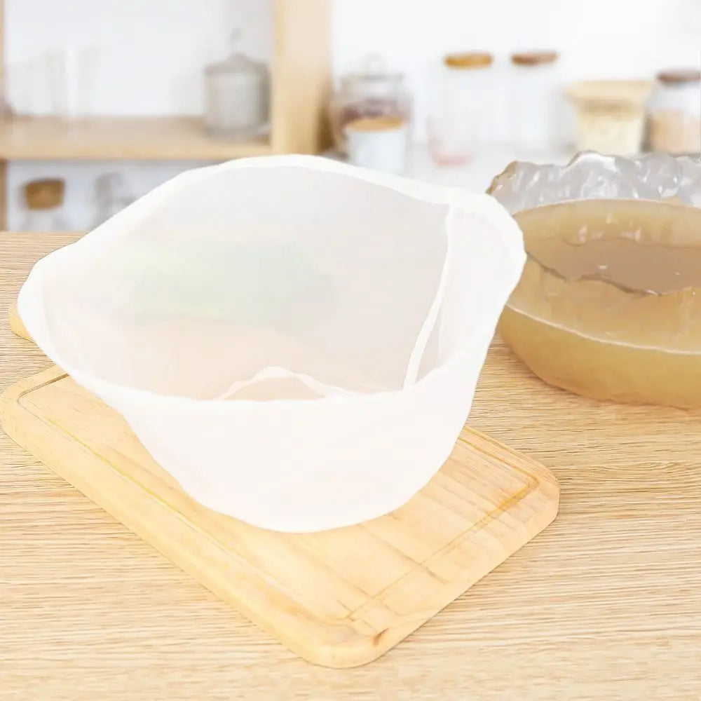 Bolsa de Filtro de Leche de Soya de Gasa para el Hogar Multifuncional Forma de Tazón Filtro de Líquido Oval Herramientas de Cocina Colador de Leche de Soya Herramientas de Cocina