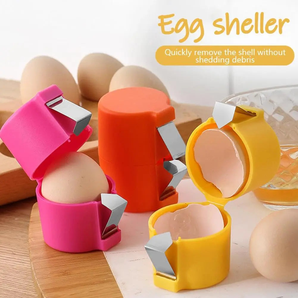 1/2 piezas Abridor de cáscaras de huevo de mano Multifuncional Cortador y separador de huevos crudos Gadget esencial de cocina para cocinar
