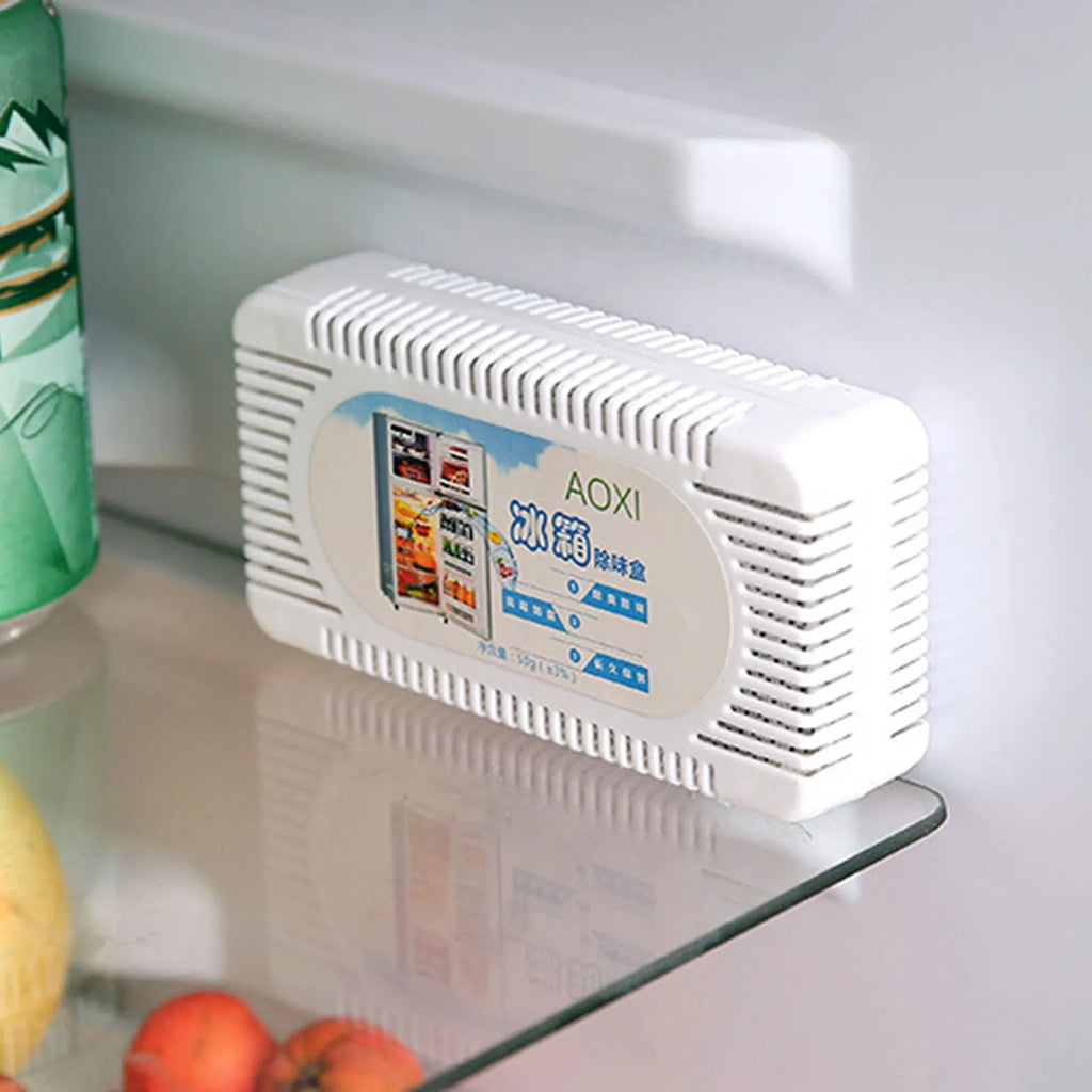 Desodorante para refrigerador Caja de carbón activado para olores para la cocina del hogar Fresco para el refrigerador Purificador de aire duradero Seguro y no tóxico