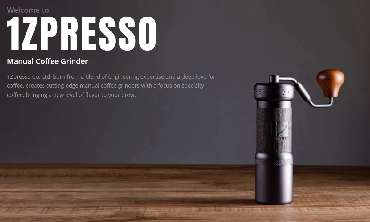Molino de café 1zpresso Kultra Molino de café portátil manual Burr ajustable de acero inoxidable 304 Burr especial de 7 núcleos