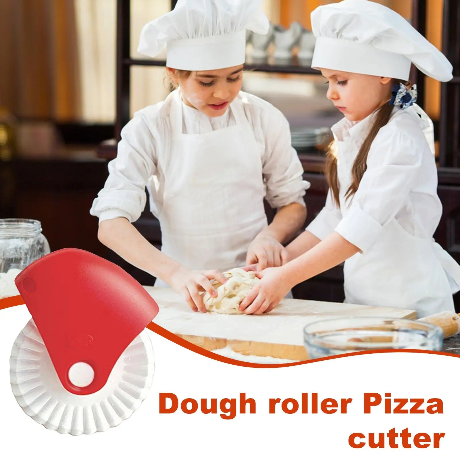 Cortador de pizza pequeño Rodillo de corte de pasteles de precisión Gadget de cocina multifuncional Rodillo cortador de masa con mango Adecuado para tarta