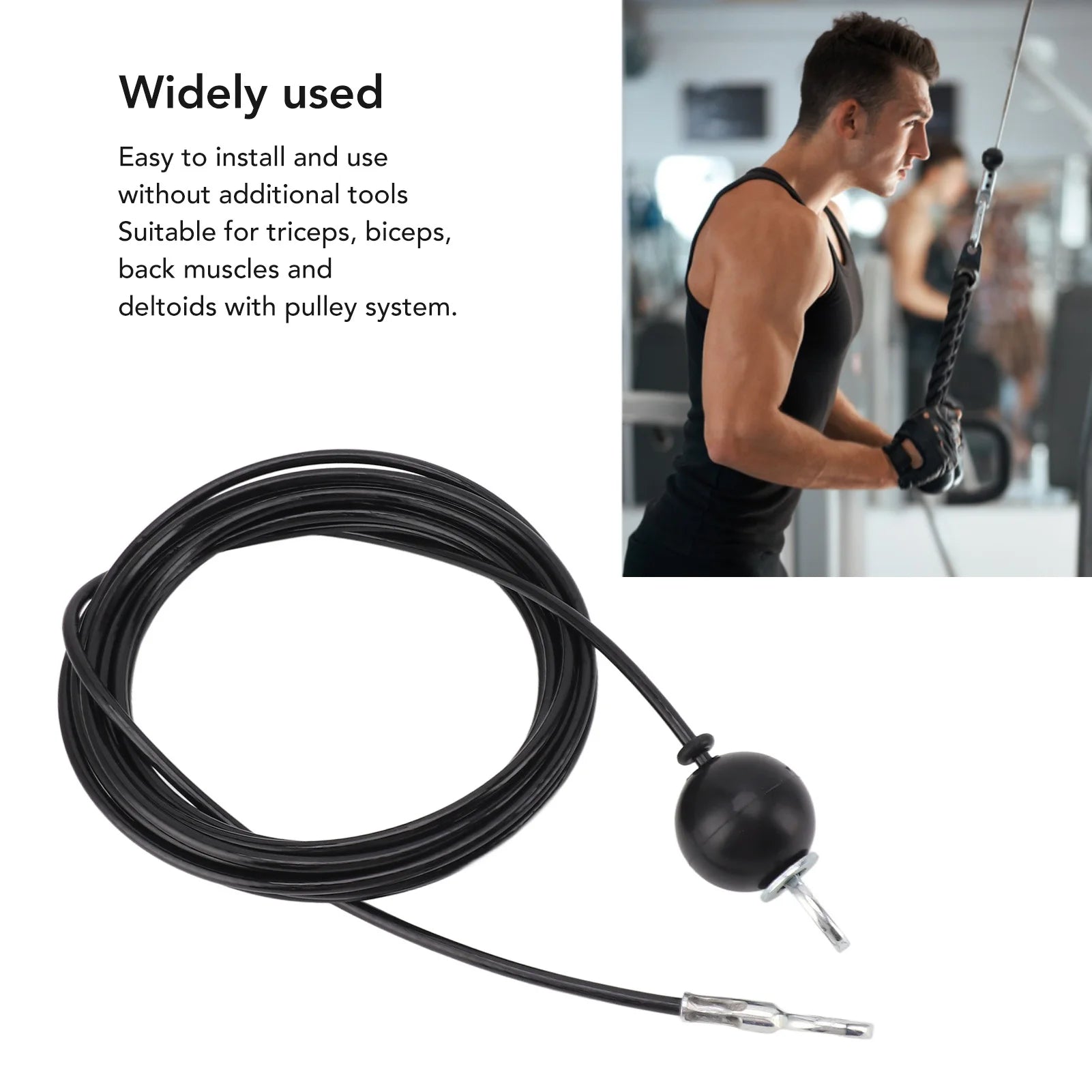 Cable De Acero Multiestación Gym
