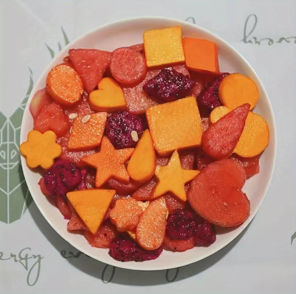 Set de Cortadores de Galletas Geométricos - Crea Repostería Única y Arte con Frutas - Moldes Reutilizables de Acero Inoxidable Duradero para Diversión en la Cocina DIY