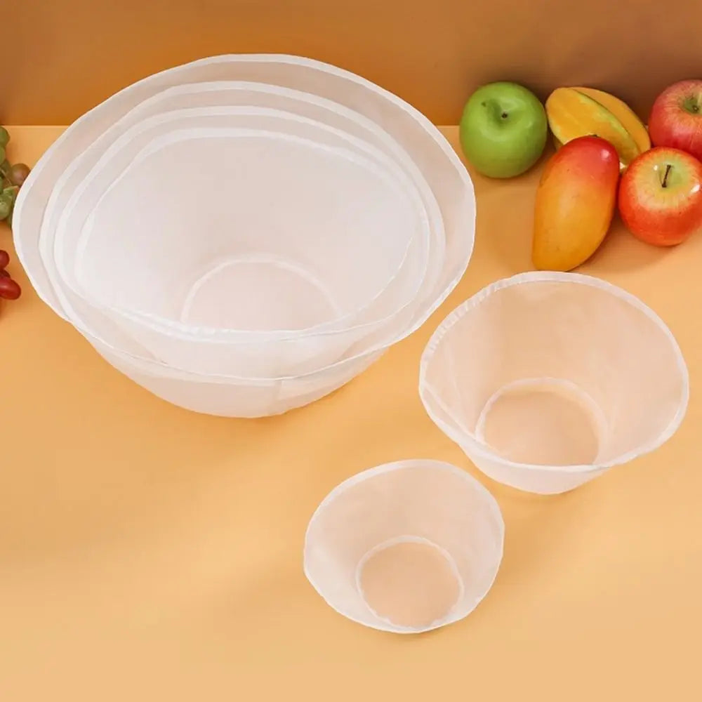 Bolsa de Filtro de Leche de Soya de Gasa para el Hogar Multifuncional Forma de Tazón Filtro de Líquido Oval Herramientas de Cocina Colador de Leche de Soya Herramientas de Cocina