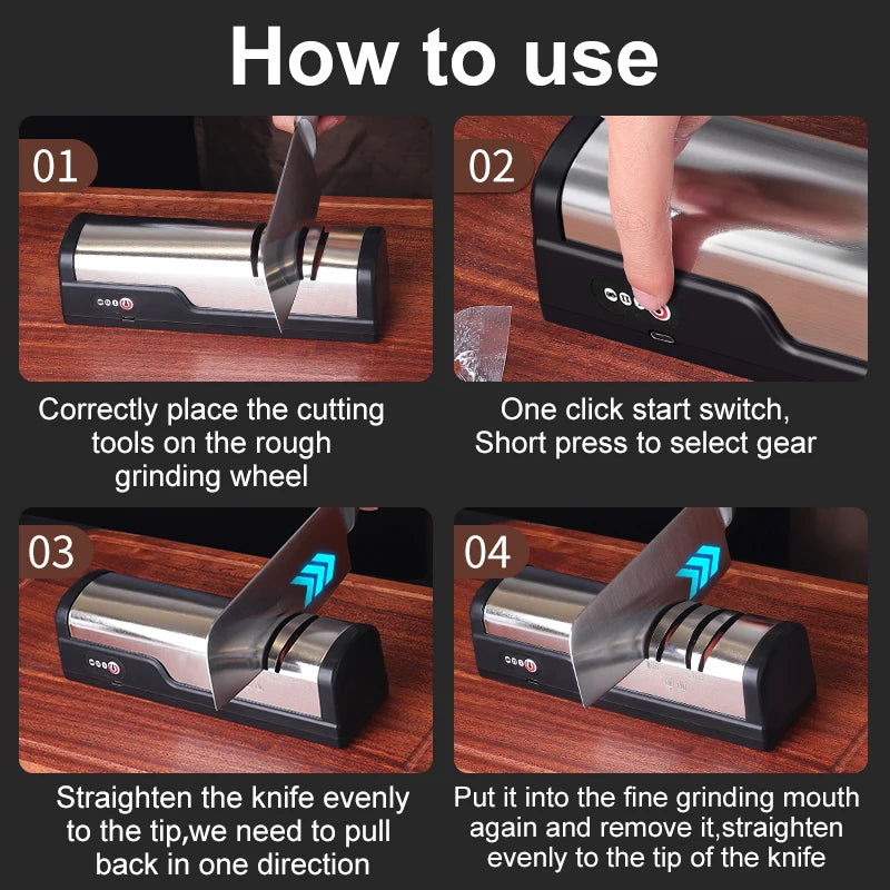 Afilador de cuchillos electrico