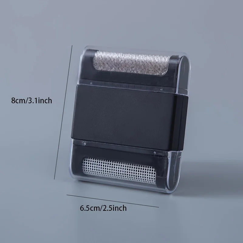 1 pieza de rodillo de pelusa portátil mini Cepillo removedor de cabello para alfombra, suéter, abrigo de lana, ropa, herramientas de limpieza de pelaje