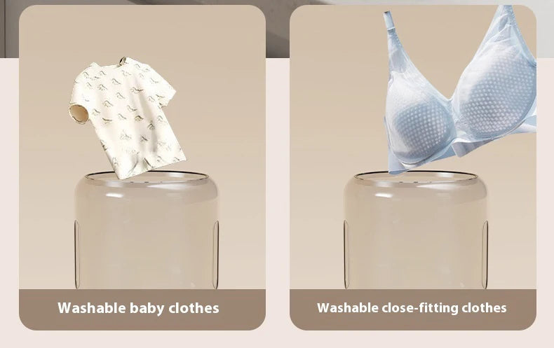 Mini lavadora portátil automática herramienta de limpieza de ropa para dormitorios, viajes, campamentos, hoteles y apartamentos