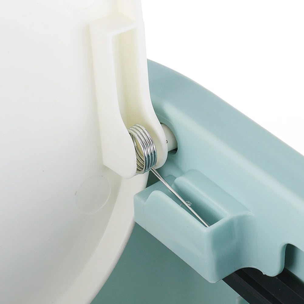Cubo de basura de cocina de 15L Doble reciclaje 2 secciones Decoración del hogar Sala de estar Dormitorio Baño