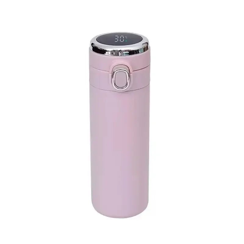 Botella de agua de acero inoxidable Smart Thermos de 400ML con pantalla digital LED de temperatura, tazas térmicas para café, vasos inteligentes con aislamiento