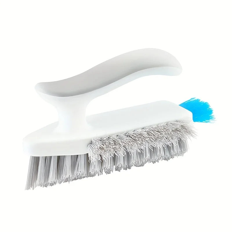 Cepillo 4 en 1 con escobilla para limpieza de ranuras y huecos, raspador de vidrio, cepillo para cocina, baño, suelo y neumáticos, cepillo de limpieza para el hogar