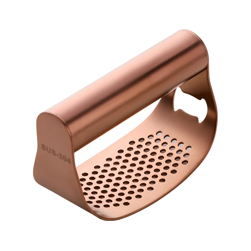 Gadgets de Cocina Multifuncionales Prensa de Ajo de Acero Inoxidable Manual Exprimidor de Jengibre y Ajo Triturador Herramientas para Verduras Abridor de Botellas