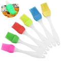 Espátula de silicona para cocinar, pincel de barbacoa, pincel de crema, pincel de aceite resistente al calor para barbacoa, utensilios de cocina, herramientas para hornear pasteles