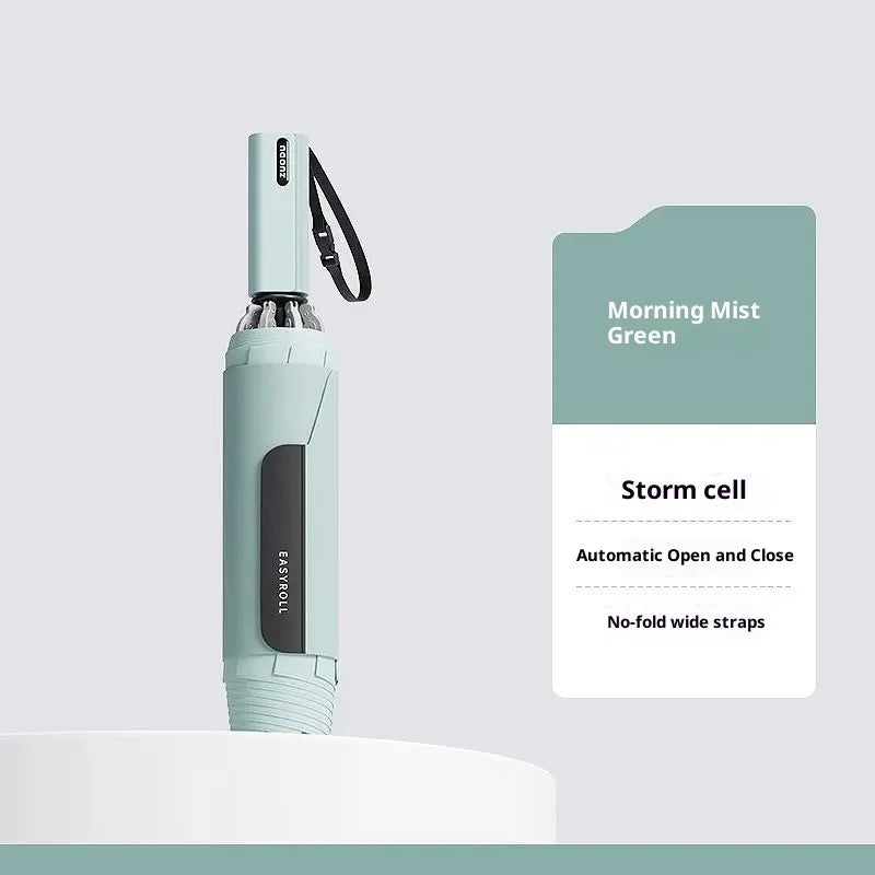 Paraguas ZUODU totalmente automático de plegado inverso, paraguas duradero resistente al viento, impermeable, resistente a los rayos UV, protección solar