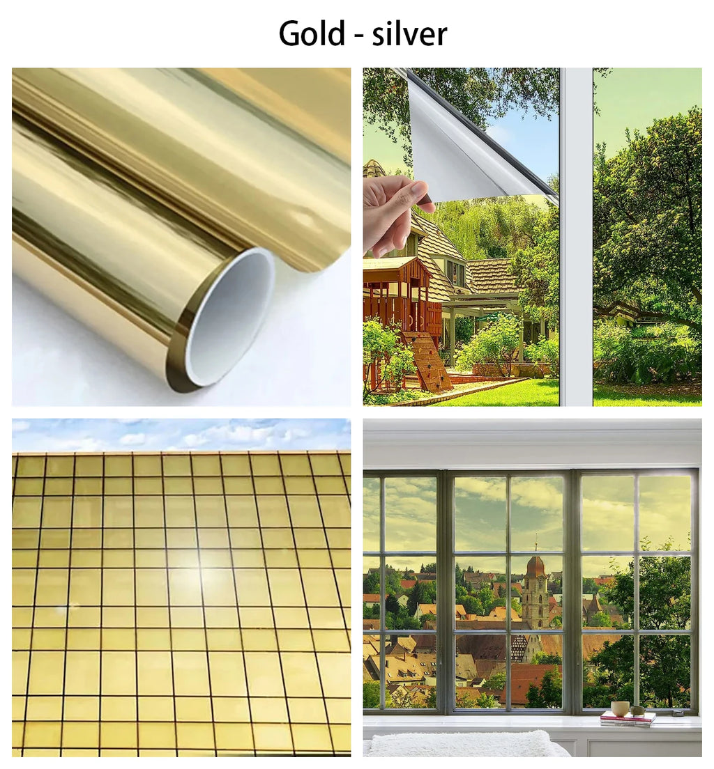 One Way Heat Insulation Window Film Anti-UV Privacy Glass Sticker
