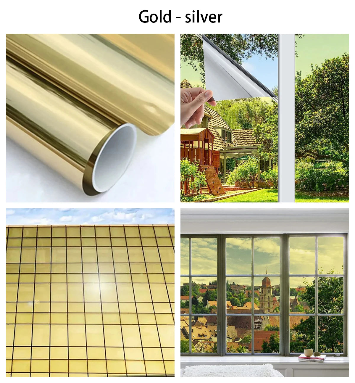 One Way Heat Insulation Window Film Anti-UV Privacy Glass Sticker