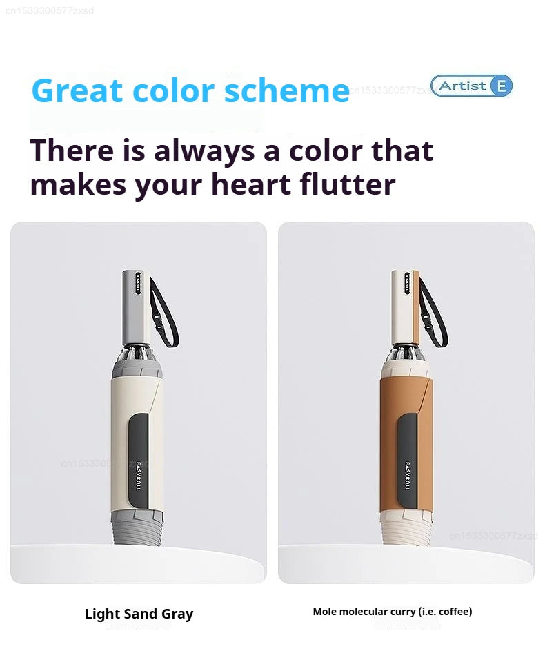 Paraguas ZUODU totalmente automático de plegado inverso, paraguas duradero resistente al viento, impermeable, resistente a los rayos UV, protección solar
