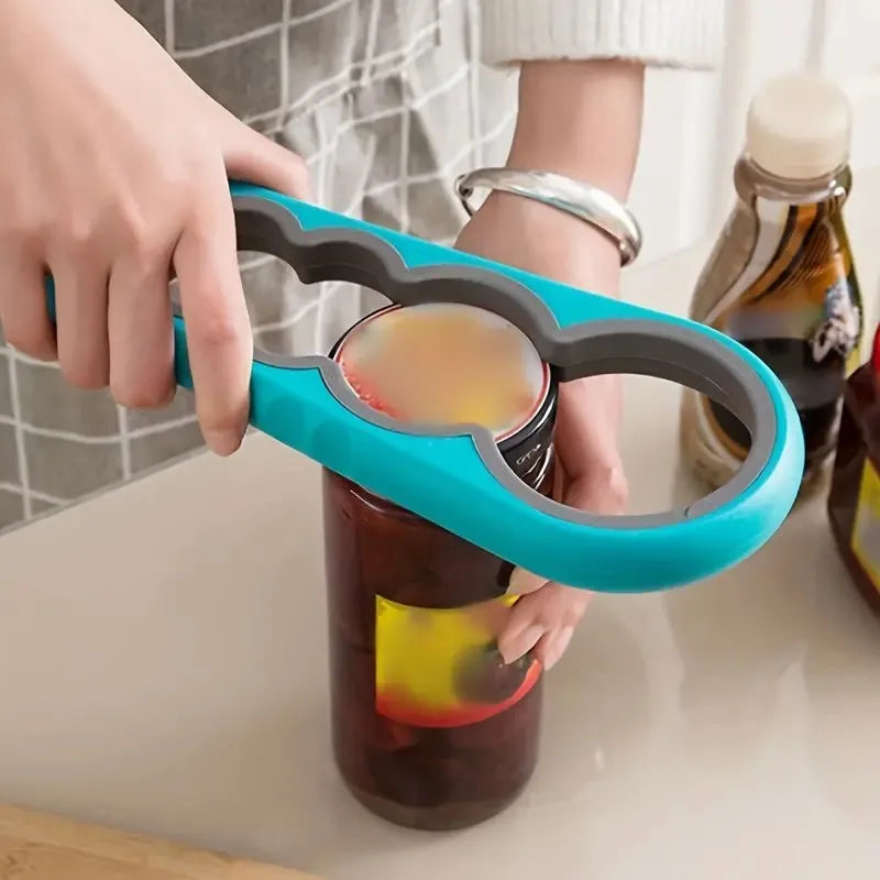 Abre Frascos Multiusos Abridor de Botellas y Tapa a Rosca