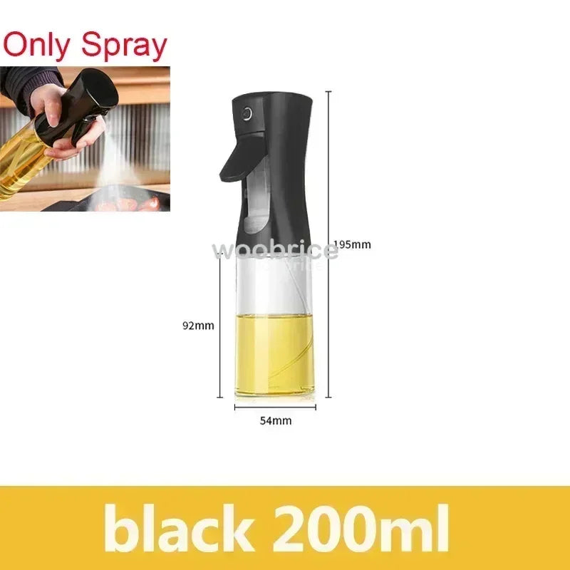 Spray de Aceite de Cocina 2 en 1 Botella Rociadora de Aceite de Vidrio Botella Multifuncional Dispensadores de Aceite para Cocinar y Barbacoa Rociador de Aceite de Oliva Herramienta de Cocina