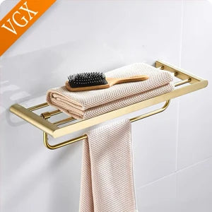Estante de Esquina para Ducha de Baño VGX, Organizador de Almacenamiento, Estantes Montados en la Pared, Cesta de Acero Inoxidable, Accesorios de Cocina
